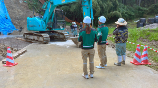 2024年7月安全パトロール「西日本道路　神之川橋下部工　工事」