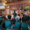 保護中: 2025年11月5日、山神祭。工事ができていることに感謝し、全員参加で伊佐智佐神社にてお祓いを行いました。